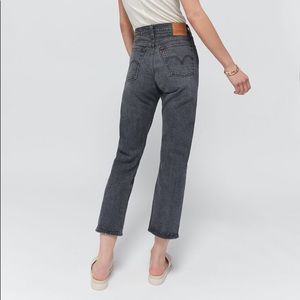 Authentic Levi’s 501 fly Black Straight Jeans